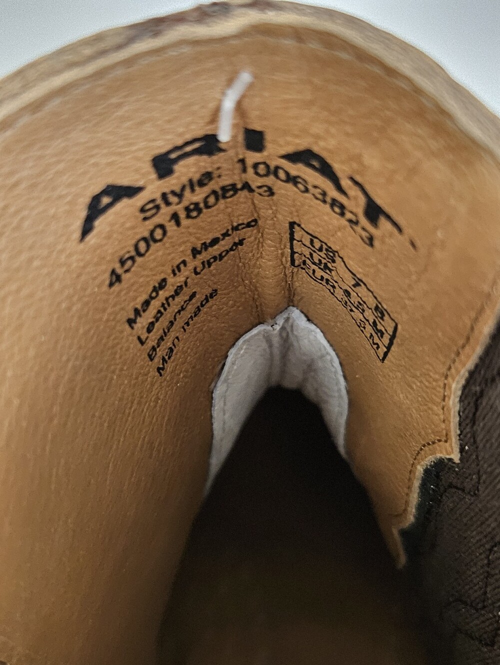 Ariat NWT Ladies Leather Western Boot - Picture 9 of 9